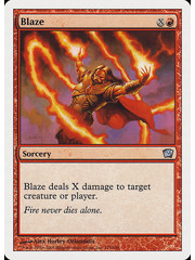 Magic: The Gathering Blaze (175) Moderately Played