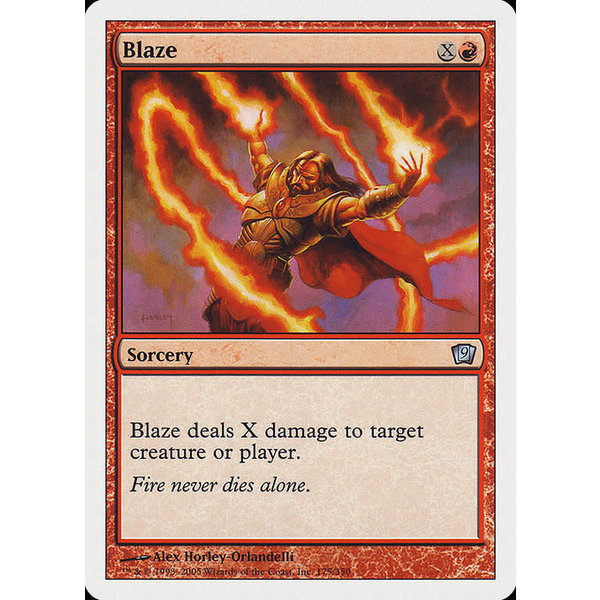 Magic: The Gathering Blaze (175) Moderately Played