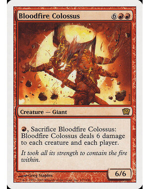 Magic: The Gathering Bloodfire Colossus (177) Damaged