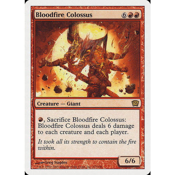 Magic: The Gathering Bloodfire Colossus (177) Damaged