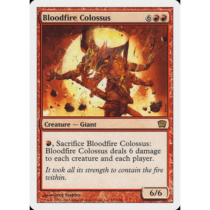 Magic: The Gathering Bloodfire Colossus (177) Lightly Played