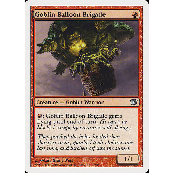 Magic: The Gathering Goblin Balloon Brigade (189) Heavily Played