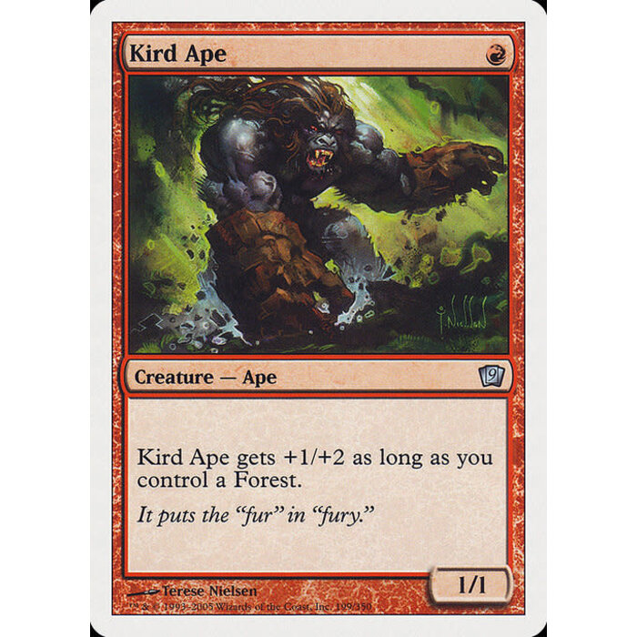 Magic: The Gathering Kird Ape (199) Damaged