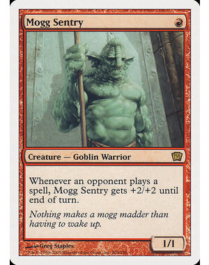 Magic: The Gathering Mogg Sentry (204) Heavily Played