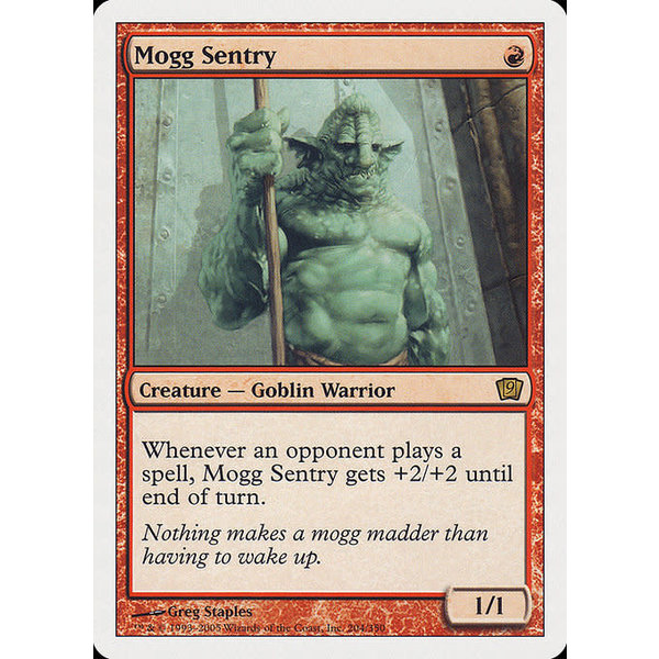 Magic: The Gathering Mogg Sentry (204) Heavily Played