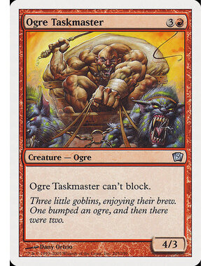 Magic: The Gathering Ogre Taskmaster (205) Damaged