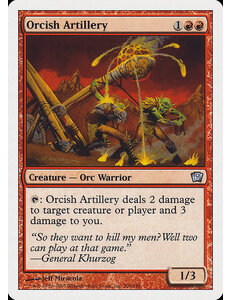Magic: The Gathering Orcish Artillery (206) Lightly Played Foil