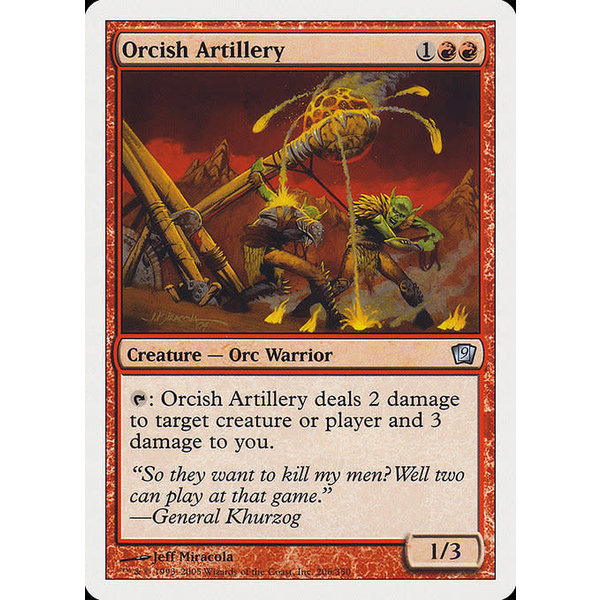 Magic: The Gathering Orcish Artillery (206) Lightly Played Foil