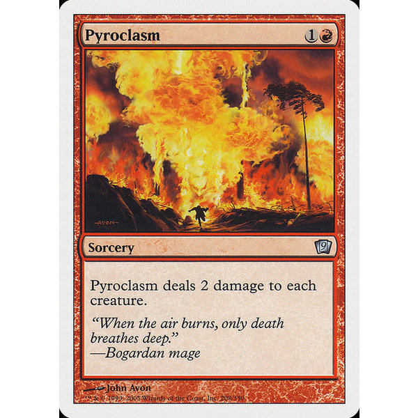 Magic: The Gathering Pyroclasm (208) Moderately Played