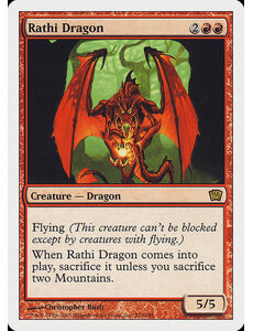 Magic: The Gathering Rathi Dragon (210) Lightly Played