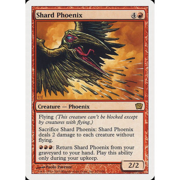Magic: The Gathering Shard Phoenix (217) Lightly Played