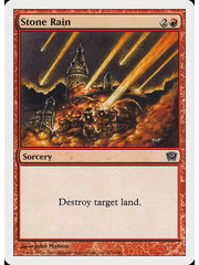 Magic: The Gathering Stone Rain (221) Lightly Played