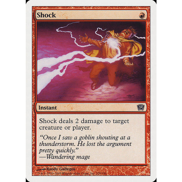 Magic: The Gathering Shock (220) Lightly Played Foil