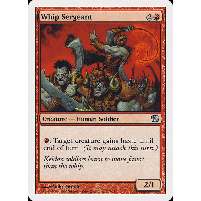 Magic: The Gathering Whip Sergeant (227) Lightly Played