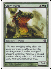 Magic: The Gathering Craw Wurm (233) Moderately Played