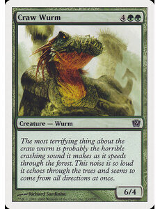Magic: The Gathering Craw Wurm (233) Moderately Played