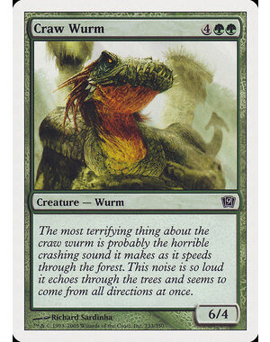 Magic: The Gathering Craw Wurm (233) Moderately Played