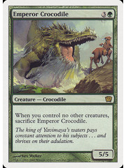 Magic: The Gathering Emperor Crocodile (241) Moderately Played