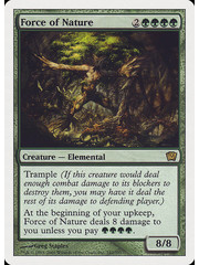 Magic: The Gathering Force of Nature (242) Damaged