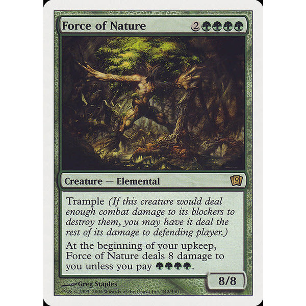 Magic: The Gathering Force of Nature (242) Damaged