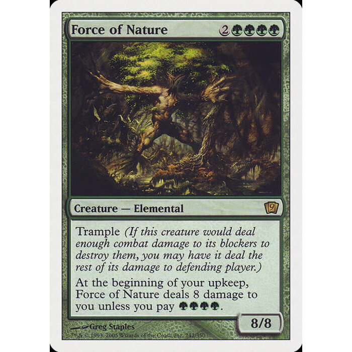 Magic: The Gathering Force of Nature (242) Lightly Played