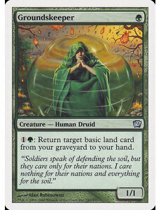 Magic: The Gathering Groundskeeper (247) Damaged