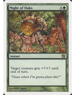 Magic: The Gathering Might of Oaks (255) Heavily Played