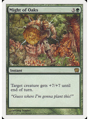 Magic: The Gathering Might of Oaks (255) Lightly Played