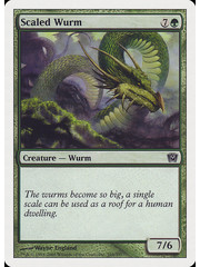 Magic: The Gathering Scaled Wurm (269) Heavily Played