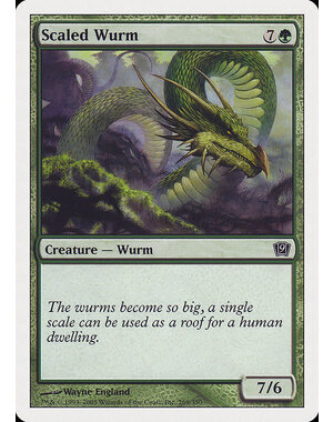 Magic: The Gathering Scaled Wurm (269) Heavily Played