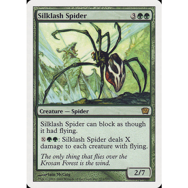 Magic: The Gathering Silklash Spider (271) Lightly Played