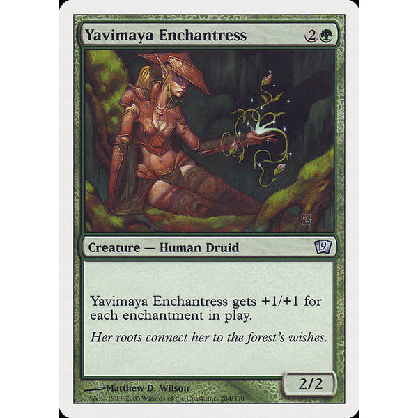 Magic: The Gathering Yavimaya Enchantress (284) Moderately Played