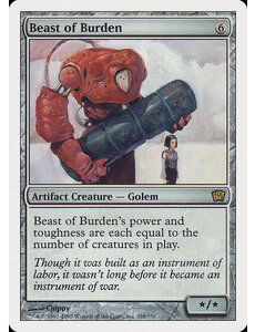 Magic: The Gathering Beast of Burden (288) Moderately Played