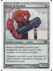 Magic: The Gathering Beast of Burden (288) Damaged