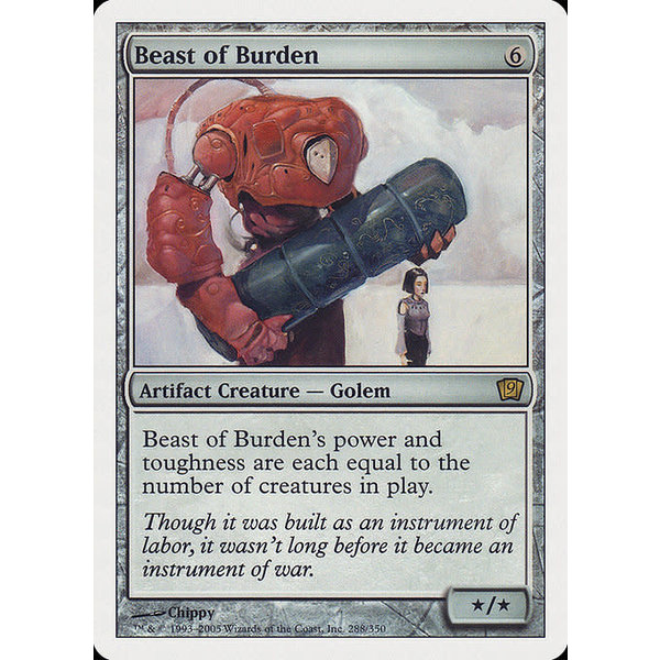 Magic: The Gathering Beast of Burden (288) Damaged