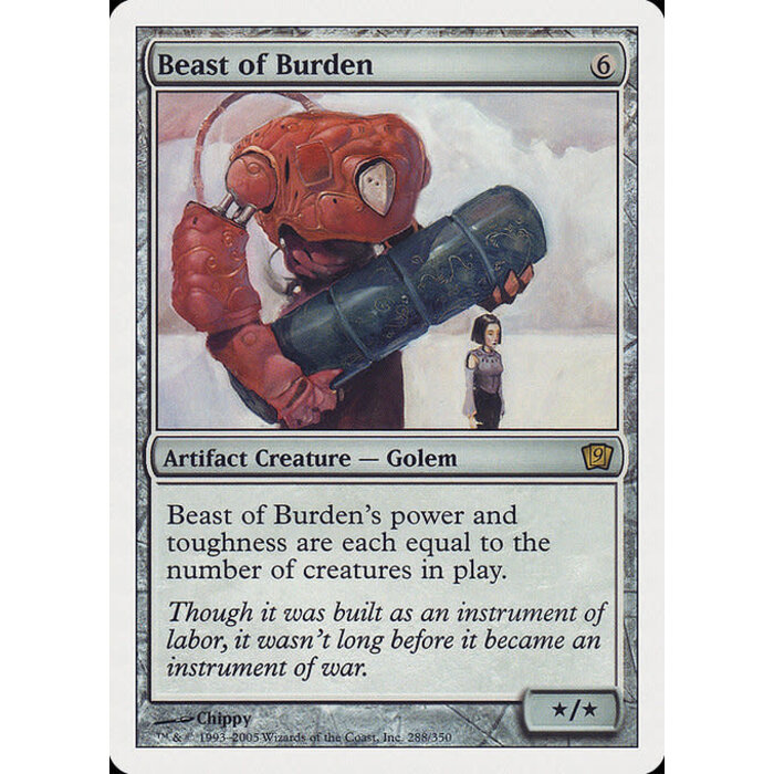 Magic: The Gathering Beast of Burden (288) Damaged
