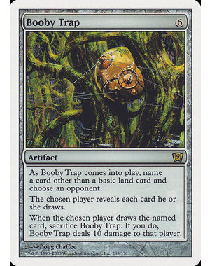 Magic: The Gathering Booby Trap (289) Heavily Played