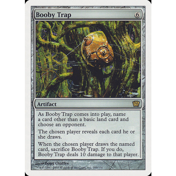 Magic: The Gathering Booby Trap (289) Heavily Played