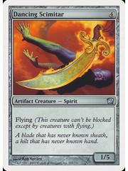 Magic: The Gathering Dancing Scimitar (292) Moderately Played