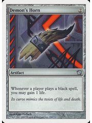 Magic: The Gathering Demon's Horn (294) Heavily Played