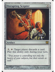 Magic: The Gathering Disrupting Scepter (295) Moderately Played