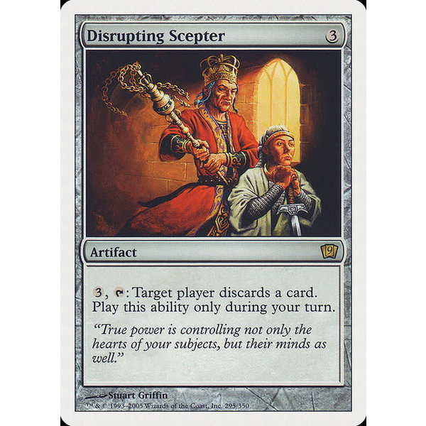 Magic: The Gathering Disrupting Scepter (295) Moderately Played