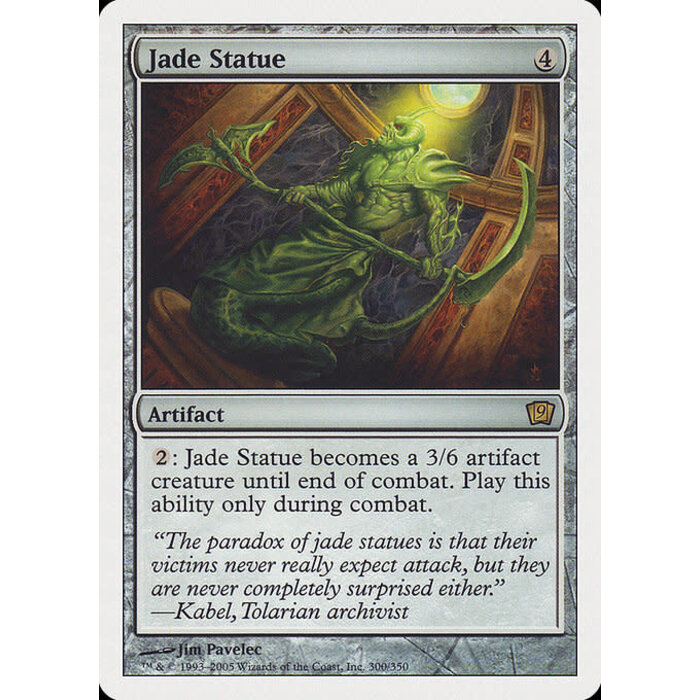 Magic: The Gathering Jade Statue (300) Moderately Played