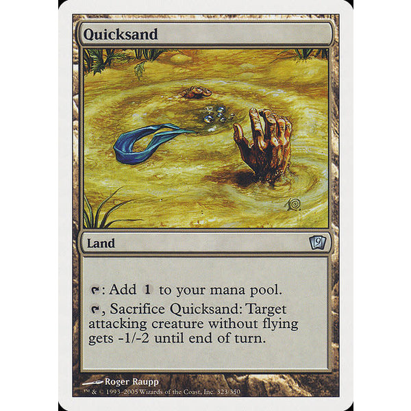 Magic: The Gathering Quicksand (323) Damaged