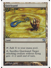 Magic: The Gathering Quicksand (323) Lightly Played Foil