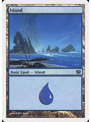 Magic: The Gathering Island (336) Lightly Played Foil