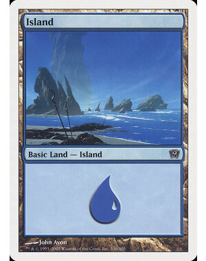 Magic: The Gathering Island (336) Lightly Played Foil