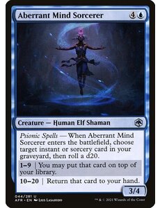 Magic: The Gathering Aberrant Mind Sorcerer (044) Near Mint Foil