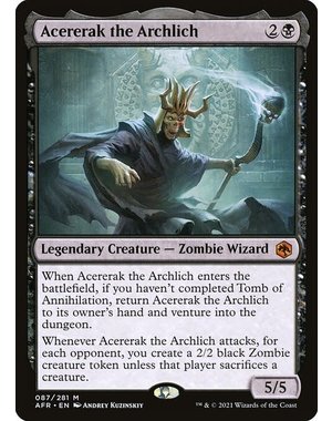 Magic: The Gathering Acererak the Archlich (087) Lightly Played