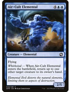 Magic: The Gathering Air-Cult Elemental (045) Near Mint Foil